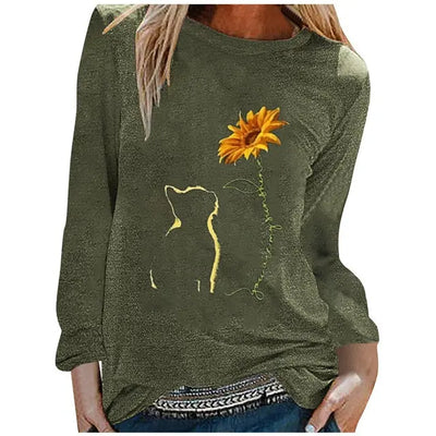 Funny Sunflower T Shirt